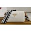 Prada Leather shoulder bag 1BH194 White 2023