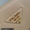 Prada Leather shoulder bag 1BH194 Beige 2023