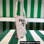 Prada Raffia-effect yarn crochet tote bag 1BC184 White/Pink