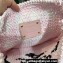 Prada Raffia-effect yarn crochet tote bag 1BC184 White/Pink