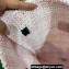 Prada Raffia-effect yarn crochet tote bag 1BC182 White/Pink
