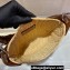 Prada Braided Straw and leather Bucket bag 1BC126 Beige