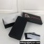 Prada Saffiano Leather Zip Wallet 2M1317 Metal lettering logo Black/Gold