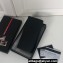 Prada Saffiano Leather bi-fold long Wallet 2M0836 Metal lettering logo Black/Gold