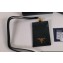 Prada Saffiano Leather Badge Holder 1MC007 Metal lettering logo Black/Gold