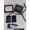 Prada Saffiano Leather Badge Holder 1MC007 Enameled metal triangle logo Black/Gold
