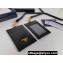 Prada Saffiano Leather Badge Holder 1MC007 Enameled metal triangle logo Black/Gold