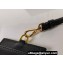 Prada Saffiano Leather Badge Holder 1MC007 Enameled metal triangle logo Black/Gold
