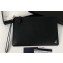 Prada Saffiano Leather Pouch Clutch Bag 2NG005 metal lettering logo Black/Silver