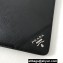 Prada Saffiano Leather Pouch Clutch Bag 2NG005 metal lettering logo Black/Silver