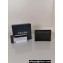 Prada Small Saffiano Leather Wallet 1MV021 Enameled metal triangle logo Black/Silver