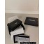 Prada Small Saffiano Leather Wallet 1MV021 Enameled metal triangle logo Black/Silver