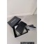 Prada Saffiano coin purse 2MM003 Embossed triangle logo Black