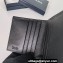 Prada Saffiano Leather Wallet 2MO004 Metal lettering logo Black/Silver
