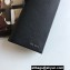 Prada Saffiano Leather bi-fold long Wallet 2M0836 Metal logo Black/Silver