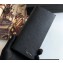 Prada Saffiano Leather bi-fold long Wallet 2M0836 Metal logo Black/Silver