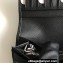 Prada Saffiano Leather bi-fold long Wallet 2M0836 Metal lettering logo Black/Silver