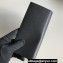 Prada Saffiano Leather bi-fold long Wallet 2M0836 Metal lettering logo Black/Silver