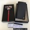 Prada Saffiano Leather bi-fold long Wallet 2M0836 Enameled metal triangle logo Black/Silver