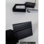 Prada Saffiano Leather Card Holder 2MC223 Metal lettering logo Black/Gold