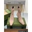 Gucci Heel 7.5cm GG knit ankle boots 718378 Beige 2023