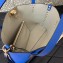 Valentino Small Rockstud Grainy Calfskin Tote Bag with Contrasting Lining 0044 Blue 2023