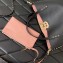 Valentino Small Rockstud Grainy Calfskin Tote Bag with Contrasting Lining 0044 Black 2023