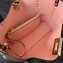 Valentino Small Rockstud Grainy Calfskin Tote Bag with Contrasting Lining 0044 Black 2023