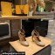 Fendi Heel 10cm Delfina leather high-heeled court pumps Camel 2023