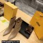Fendi Heel 9cm First nappa leather high-heeled Ankle boots Camel 2023