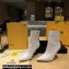Fendi Heel 9cm First nappa leather high-heeled Ankle boots White 2023