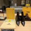 Fendi Heel 9cm First nappa leather high-heeled Ankle boots Black 2023