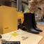 Fendi Heel 9cm First nappa leather high-heeled Ankle boots Black 2023