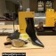 Fendi Heel 9cm First nappa leather high-heeled Ankle boots Black 2023