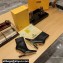 Fendi Heel 9cm First nappa leather high-heeled Ankle boots Black 2023