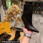 Fendi Heel 9cm First nappa leather high-heeled Ankle boots Black 2023