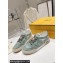 Fendi Match mesh low tops Sneakers Green 2023