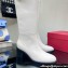 Valentino Boots In Calfskin Leather White with VLogo Signature detail 2023