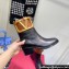 Valentino Ankle Boots In Calfskin Leather Black/Brown with VLogo Signature detail 2023