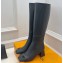 Louis Vuitton Heel 5.5cm Shake High Boots Black 2023