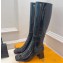Louis Vuitton Heel 5.5cm Shake High Boots Patent Black 2023