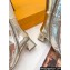 Louis Vuitton Heel 5.5cm Shake High Boots Python Pattern Gold 2023