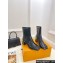 Louis Vuitton Heel 5.5cm Shake Ankle Boots Python Pattern Black 2023