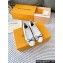 Louis Vuitton Monogram-embossed calf leather Nina Flat Ballerinas White 2023