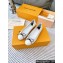 Louis Vuitton Monogram-embossed calf leather Nina Flat Ballerinas White 2023