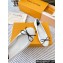 Louis Vuitton Monogram-embossed calf leather Nina Flat Ballerinas White 2023