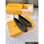 Louis Vuitton Monogram-embossed calf leather Nina Flat Ballerinas Black 2023