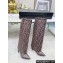 Balmain Heel 10.5cm Ariel boots in monogrammed leather Black/Brown 2023