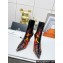 Balmain Heel 10.5cm Uria ankle boots in print leather Black 2023