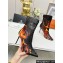 Balmain Heel 10.5cm Uria ankle boots in print leather Black 2023